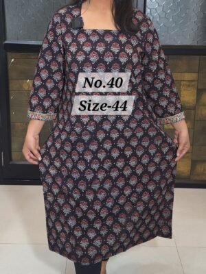 READY KURTI COTTON {SIZE-44} (NO.40)