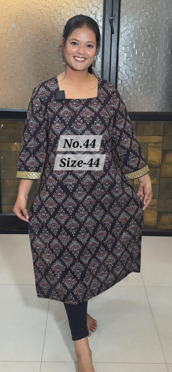 READY KURTI COTTON {SIZE-44} (NO.44)