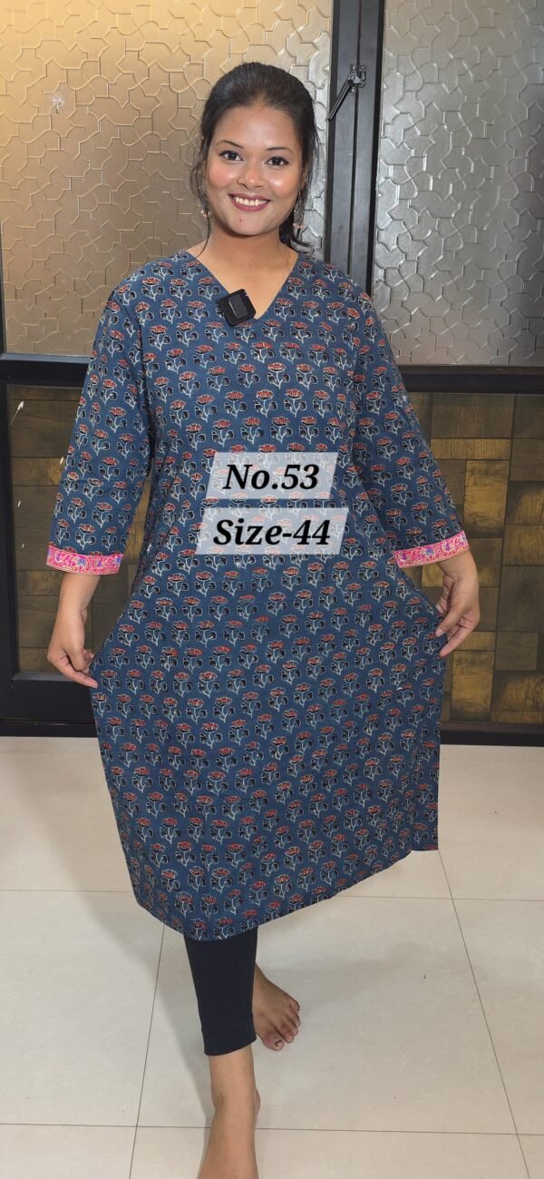 READY KURTI COTTON {SIZE-44} (NO.53)