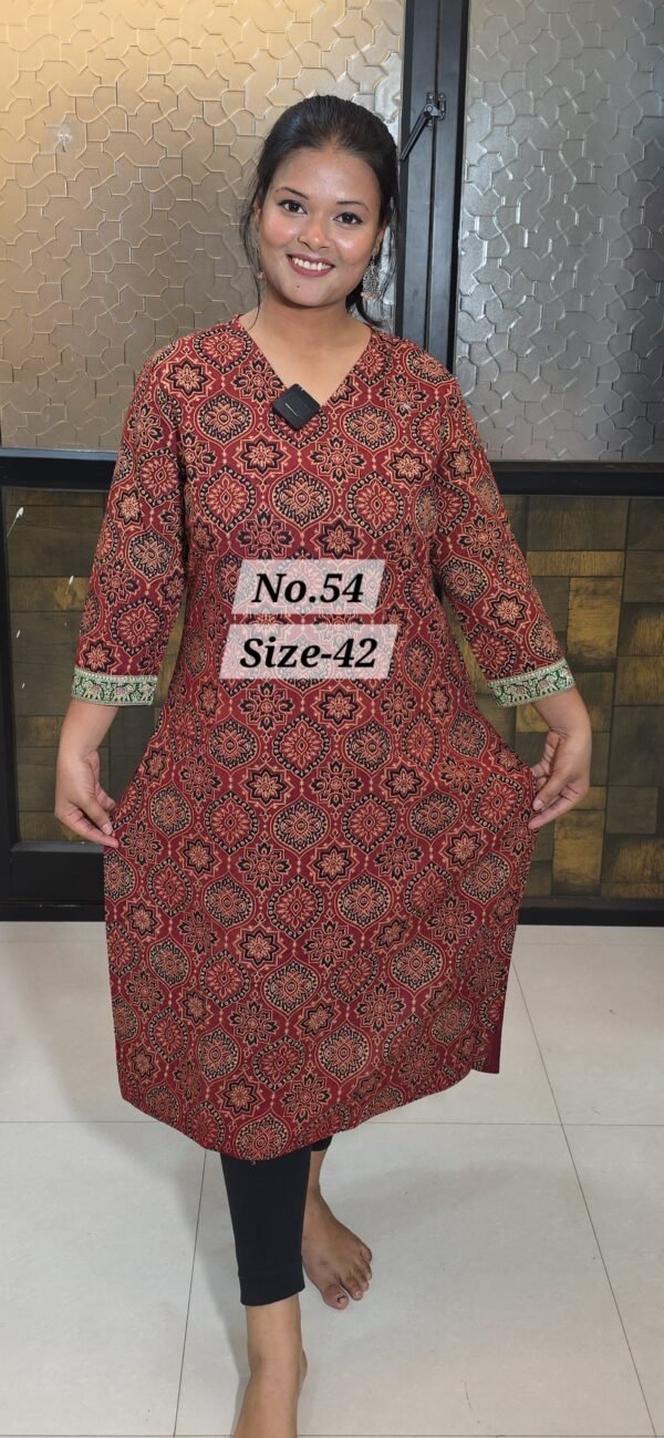 READY KURTI COTTON {SIZE-42} (NO.54)