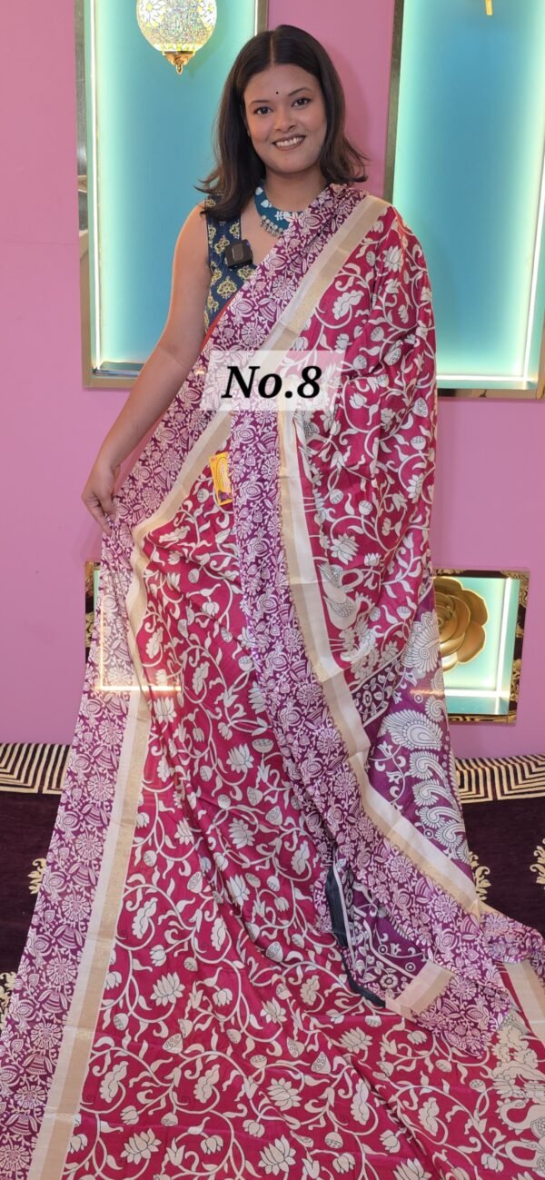 CREPE SILK SAREE (NO.8)
