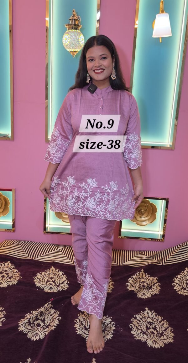 JAQUARD SILK READY WEAR SIZE- 38 (NO.9)