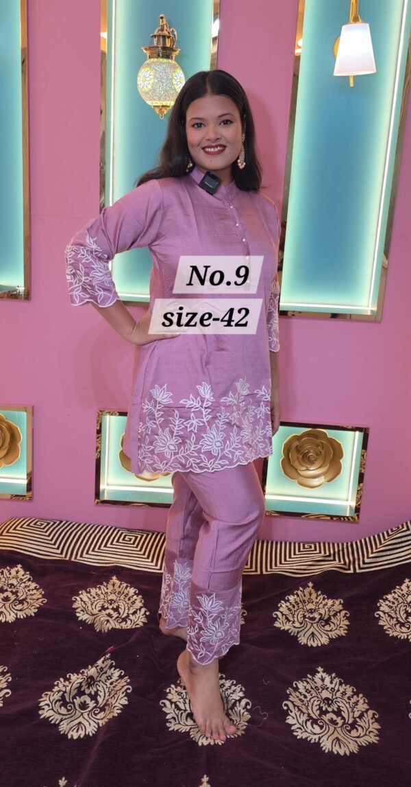 JAQUARD SILK READY WEAR SIZE- 42(NO.9)