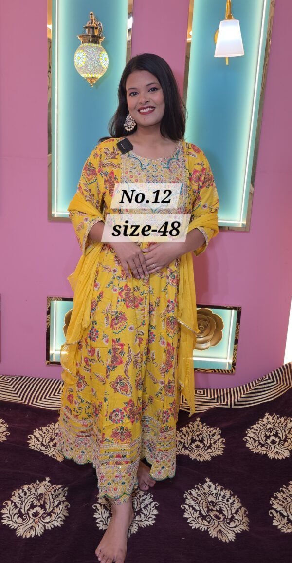 PREMIUM RAYON COTTON READY WEAR SIZE- 48(NO.12)