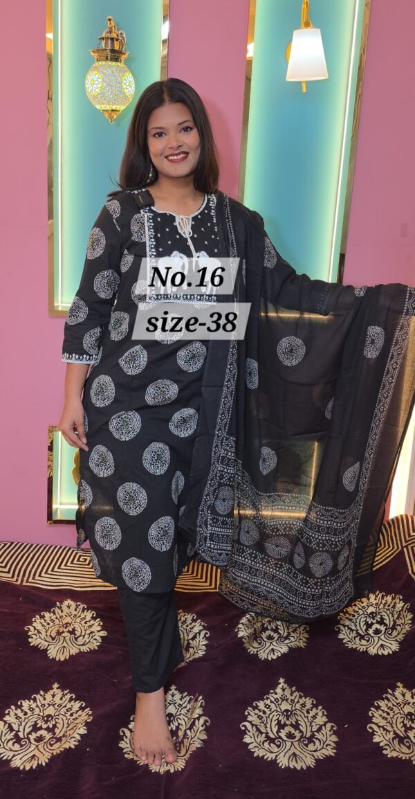 PURE COTTON SILK READY WEAR SIZE- 38(NO.16)