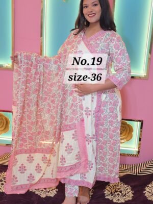 PURE COTTON  READY WEAR SIZE- 36(NO.19)