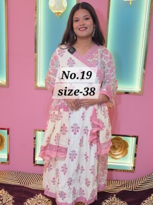 PURE COTTON  READY WEAR SIZE- 38(NO.19)