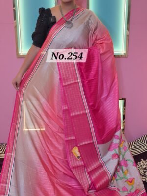 CREPE SILK SAREE (NO.254)