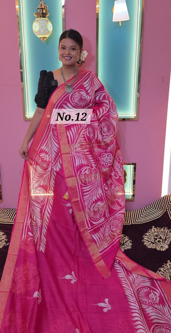 CHANDERI BATIK SAREE (NO.12)