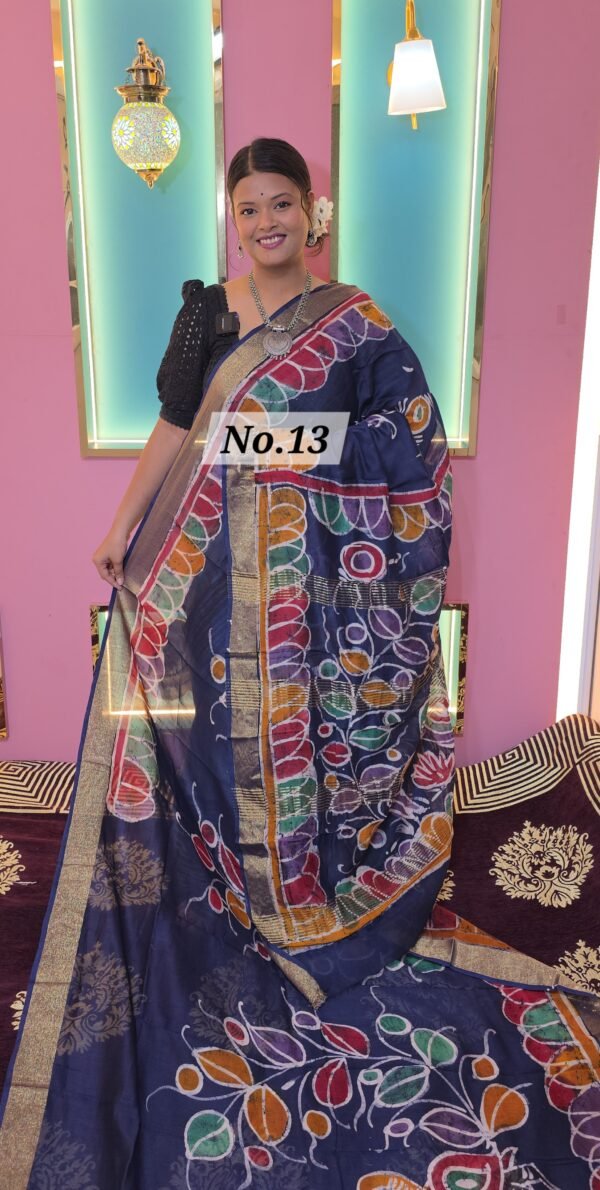 CHANDERI BATIK SAREE (NO.13)