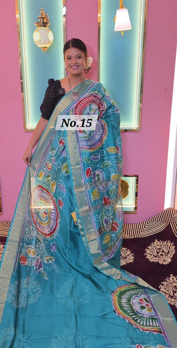 CHANDERI BATIK SAREE (NO.15)