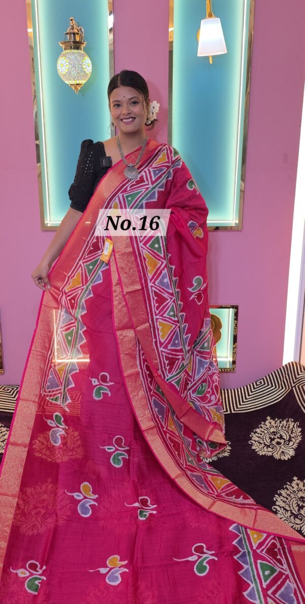 CHANDERI BATIK SAREE (NO.16)