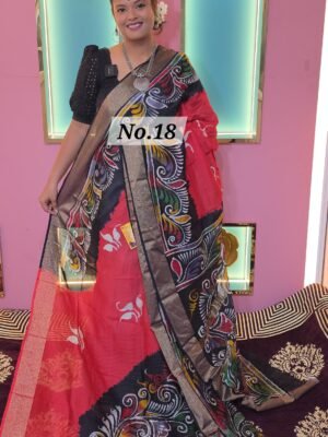 CHANDERI BATIK SAREE (NO.18)