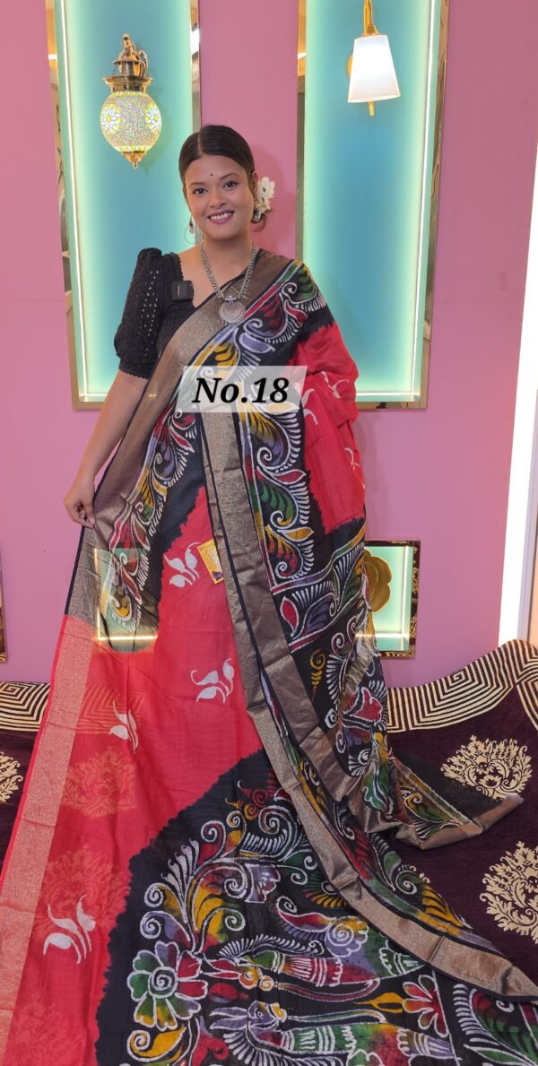 CHANDERI BATIK SAREE (NO.18)