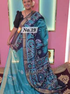 CHANDERI BATIK SAREE (NO.19)