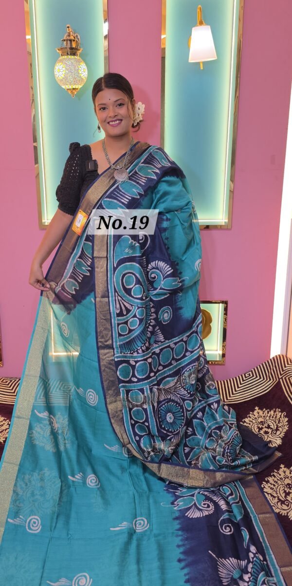 CHANDERI BATIK SAREE (NO.19)