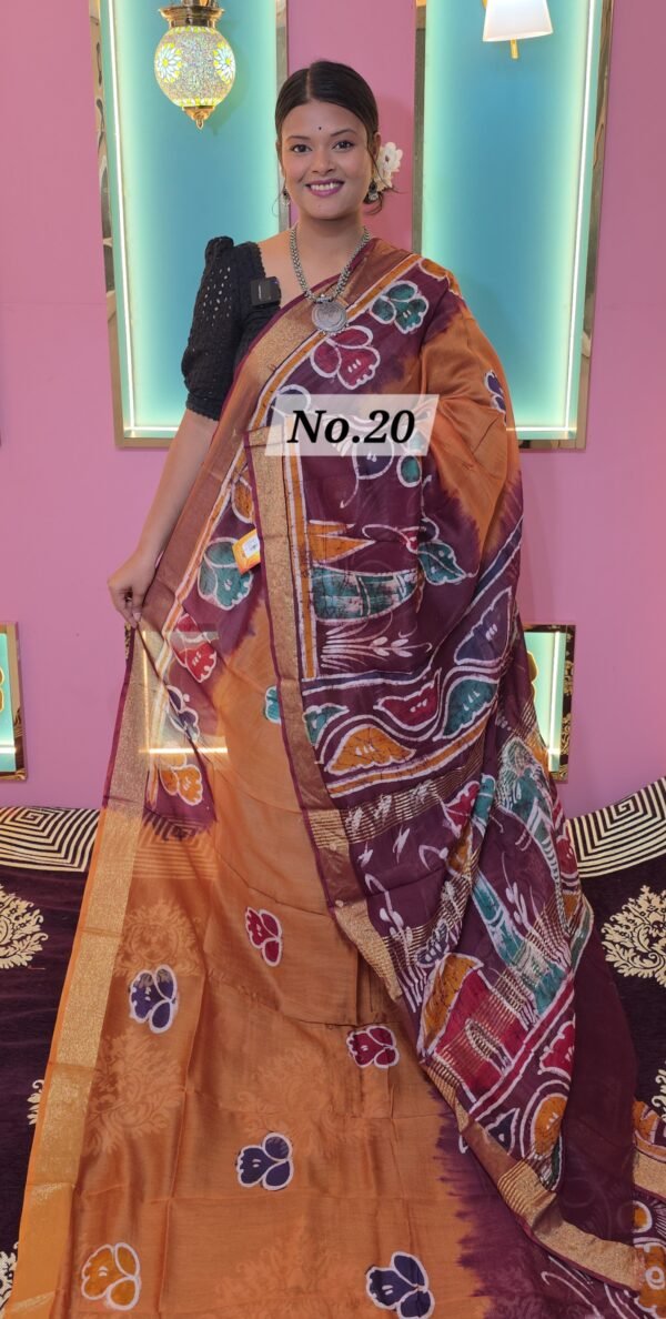 CHANDERI BATIK SAREE (NO.20)