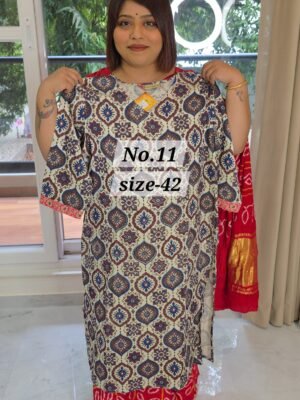 PURE MUSHRU KURTI {SIZE-42} (NO.11)
