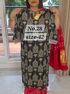PURE MUSHRU KURTI {SIZE-42} (NO.28)