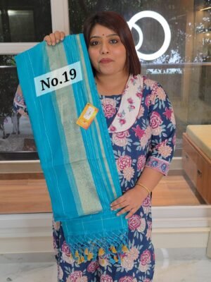 MASLIN SILK JAMDANI SAREE (NO.19)