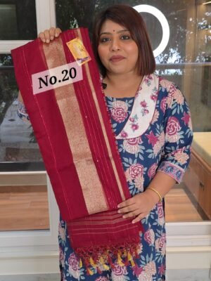 MASLIN SILK JAMDANI SAREE (NO.20)