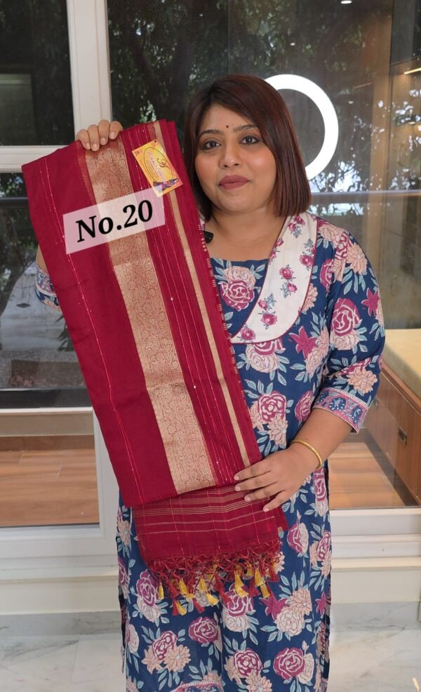 MASLIN SILK JAMDANI SAREE (NO.20)
