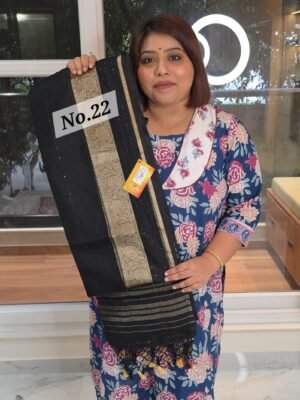 MASLIN SILK JAMDANI SAREE (NO.22)