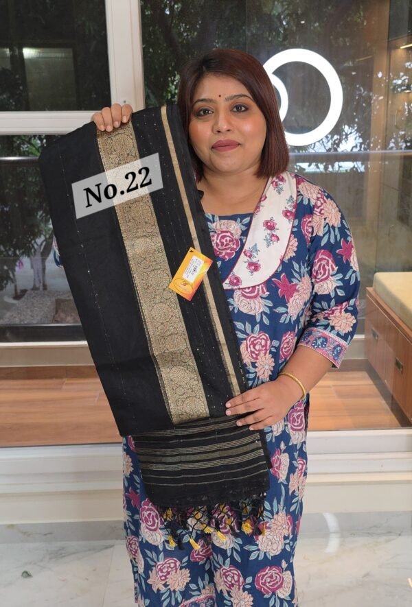 MASLIN SILK JAMDANI SAREE (NO.22)