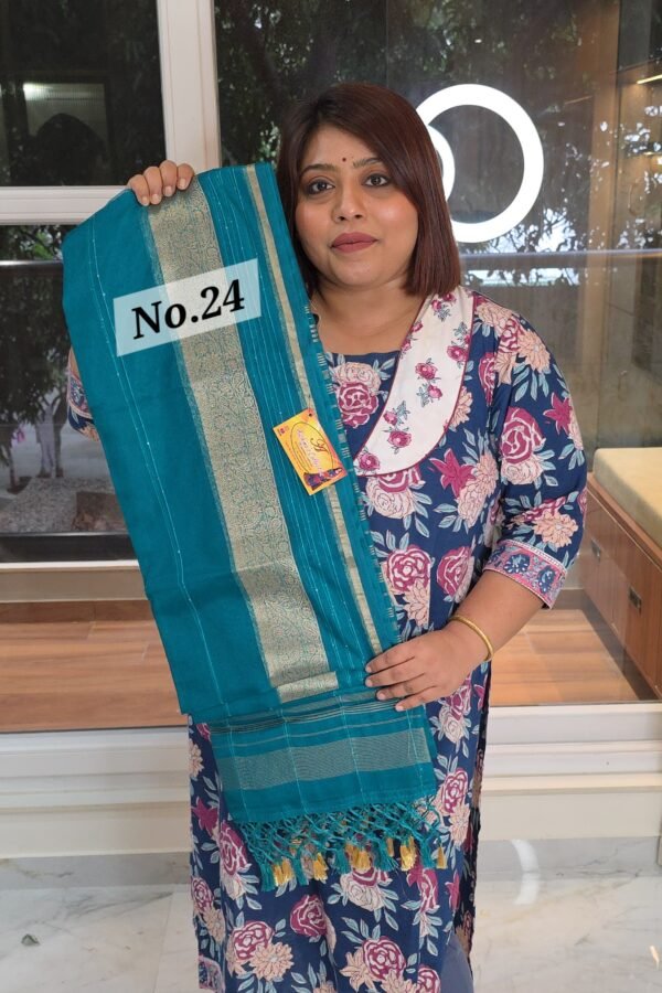 MASLIN SILK JAMDANI SAREE (NO.24)