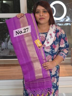 MASLIN SILK JAMDANI SAREE (NO.27)