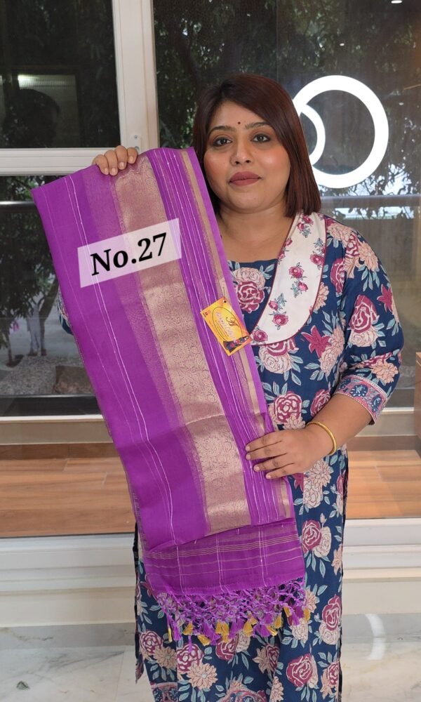 MASLIN SILK JAMDANI SAREE (NO.27)