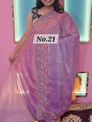 EMBROEDERIED SAREE (NO.21)