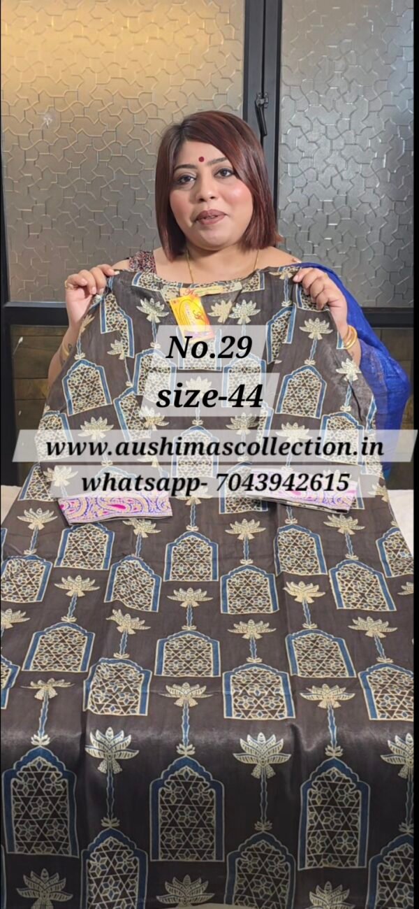 PURE MUSHRU KURTI {SIZE-44} (NO.29)