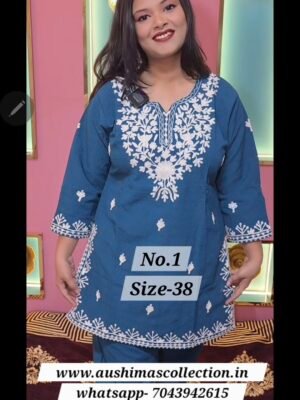 JAQUARD SILK READY WEAR SIZE- 38(NO.1)