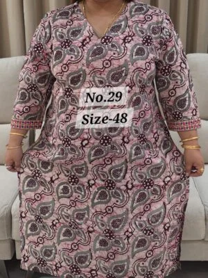 SALE-READY COTTON KURTI {SIZE-48} (NO.29)