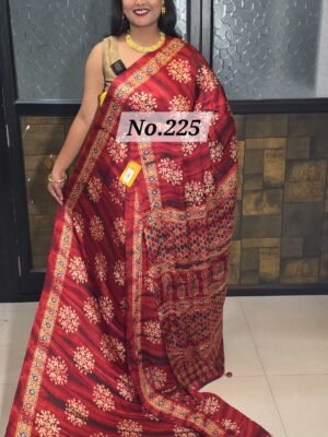 CREPE SILK SAREE (NO.225)