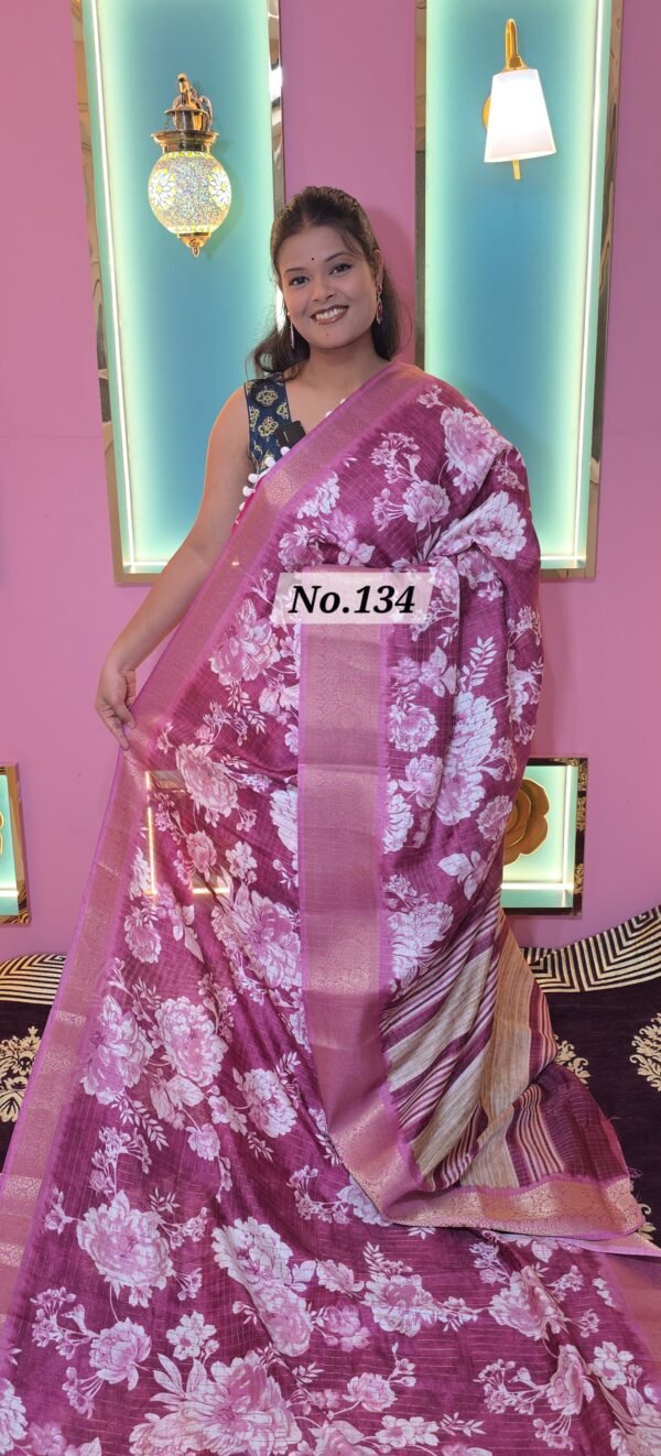 CREPE SILK SAREE (NO.134)