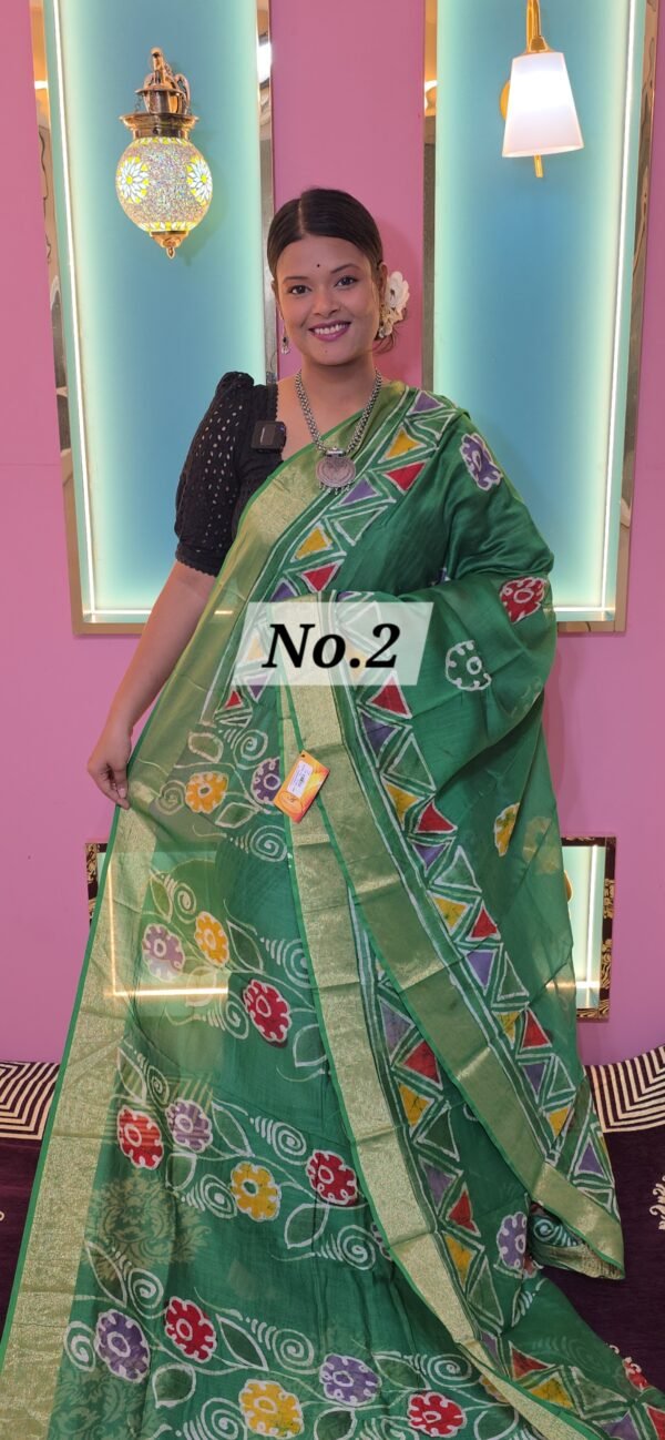 CHANDERI BATIK SAREE (NO.2)