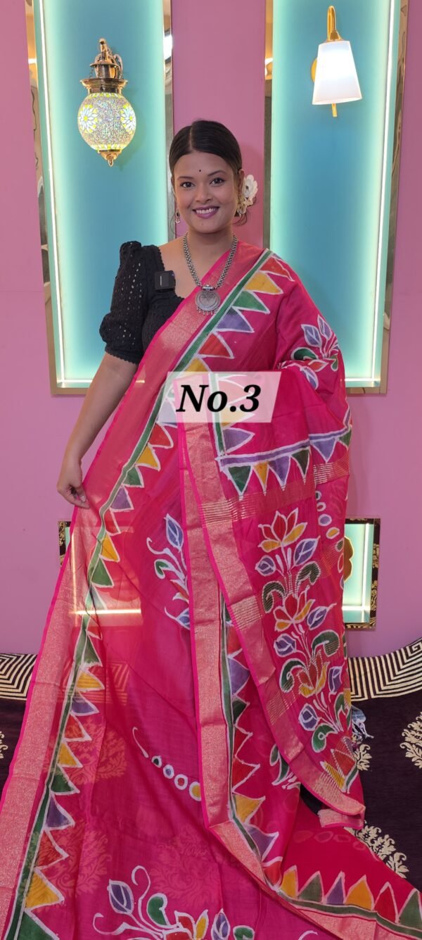 CHANDERI BATIK SAREE (NO.3)