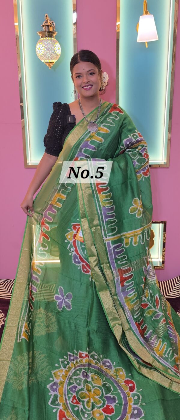 CHANDERI BATIK SAREE (NO.5)