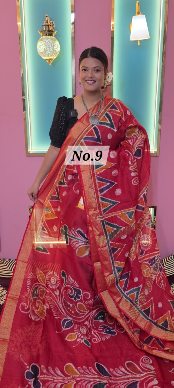 CHANDERI BATIK SAREE (NO.9)