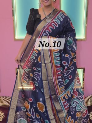 CHANDERI BATIK SAREE (NO.10)