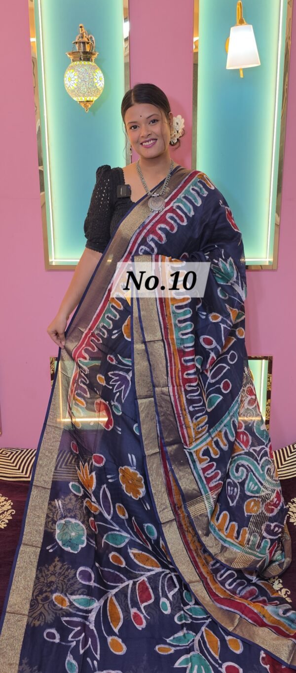 CHANDERI BATIK SAREE (NO.10)
