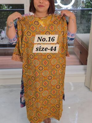 PURE MASHRU KURTI {SIZE-44} (NO.16)