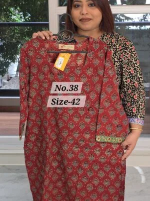 SALE-READY COTTON KURTI {SIZE-42} (NO.38)