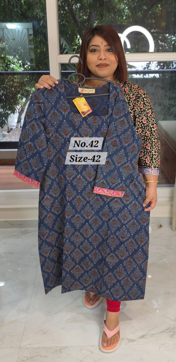 READY KURTI COTTON  {SIZE-42} (NO.42)