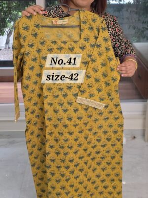 READY KURTI COTTON {SIZE-42} (NO.41)