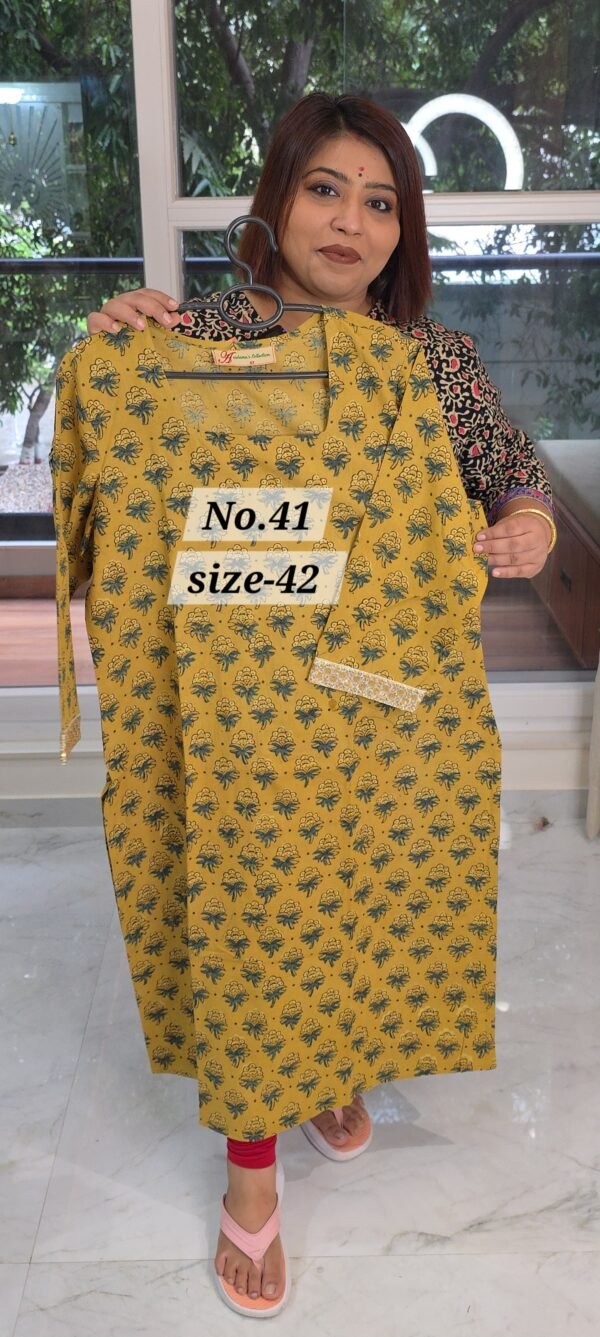 READY KURTI COTTON {SIZE-42} (NO.41)
