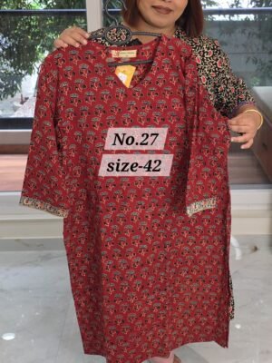 READY KURTI COTTON {SIZE-42} (NO.27)