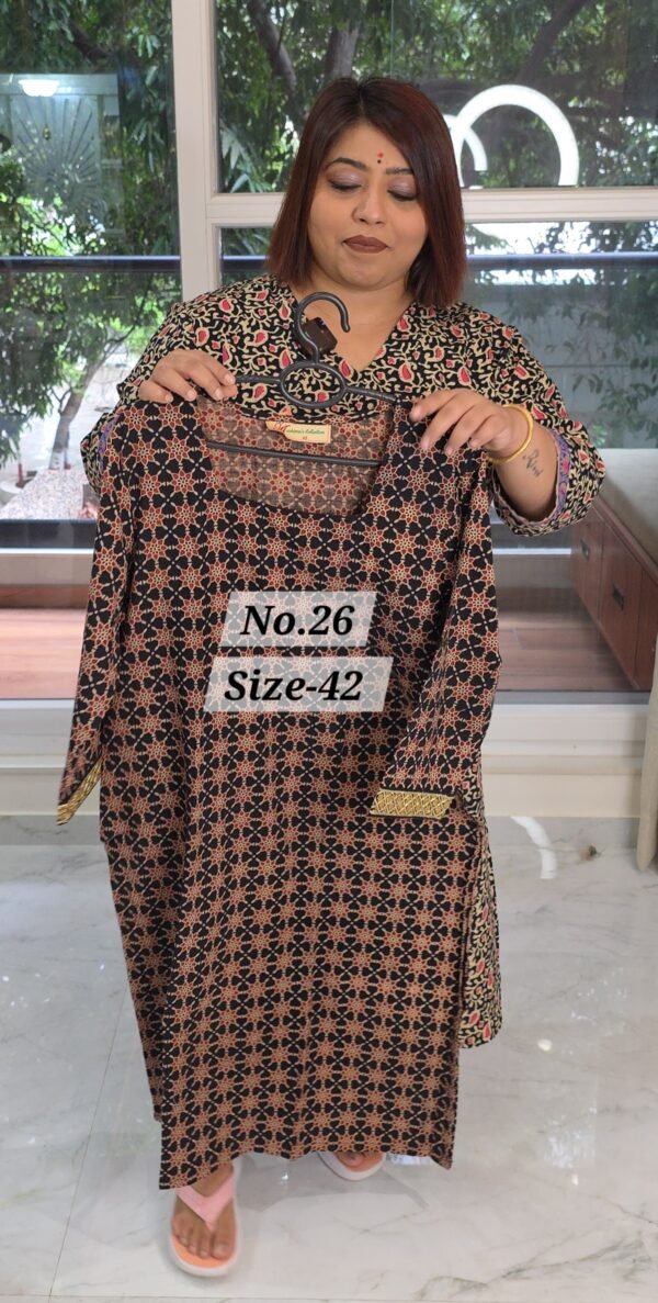 READY KURTI COTTON {SIZE-42} (NO.26)